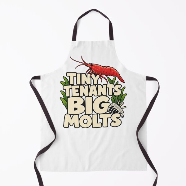 Item preview, Tiny Tenants Big Molts – Funny Freshwater Shrimp Keeper Gift designed and sold by UrbanCanvvas.