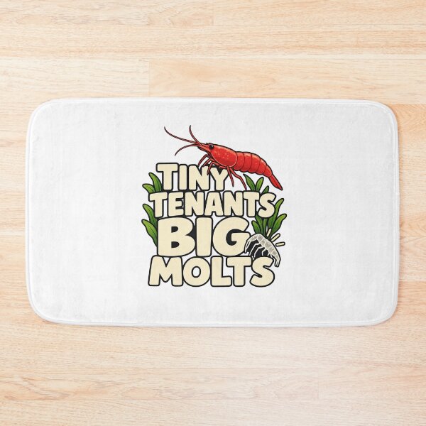 Item preview, Tiny Tenants Big Molts – Funny Freshwater Shrimp Keeper Gift designed and sold by UrbanCanvvas.