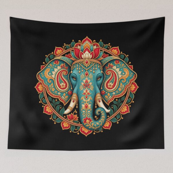 Item preview, Traditional ornamental Indian elephant designed and sold by lAnJefurtifeu.
