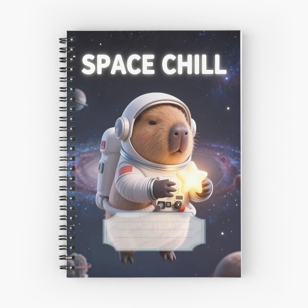 Item preview, Astronaut Capybara in Space designed and sold by Freestyle Prints.