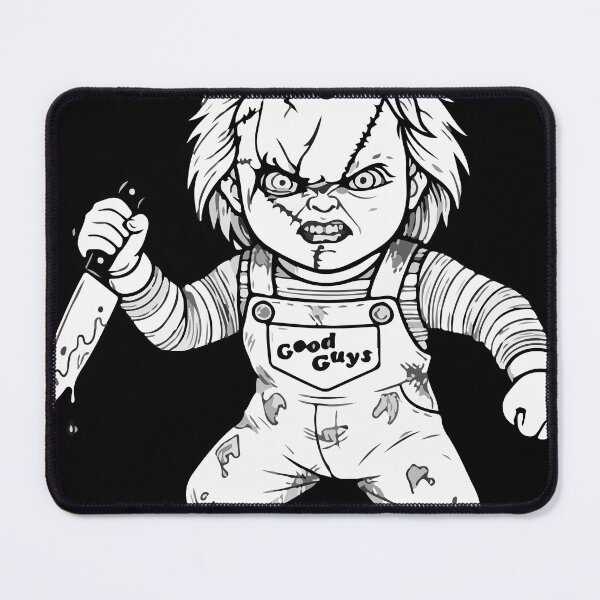 Item preview, Creepy Chucky Doll Line Art - Horror Killer Doll designed and sold by Brexmore3.
