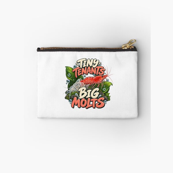 Item preview, Tiny Tenants Big Molts – Illustrated Cherry Shrimp Aquarium Gift designed and sold by UrbanCanvvas.