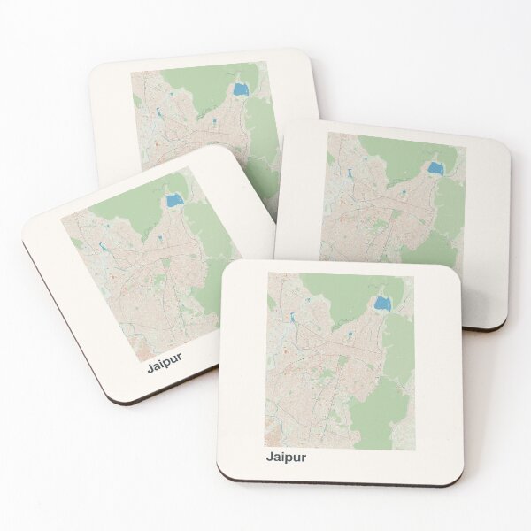 Item preview, Jaipur Minimalistic Map Art designed and sold by MapsNerd.