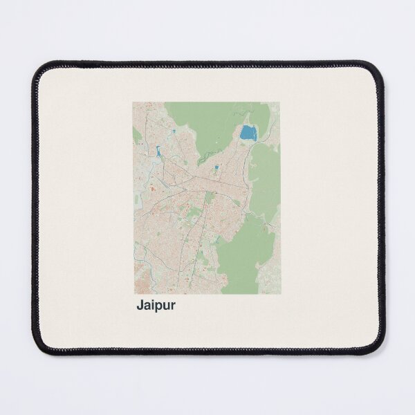 Item preview, Jaipur Minimalistic Map Art designed and sold by MapsNerd.