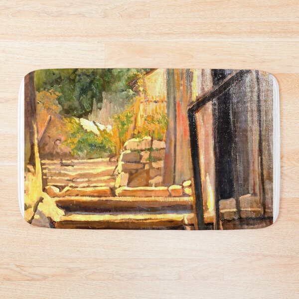 Item preview, Sunlit Staircase – Rome Garden View 1927 – Youssef Kamel designed and sold by Youssef Kamel-Official Collection.