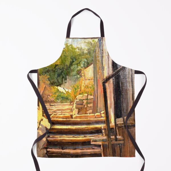 Item preview, Sunlit Staircase – Rome Garden View 1927 – Youssef Kamel designed and sold by Youssef Kamel-Official Collection.