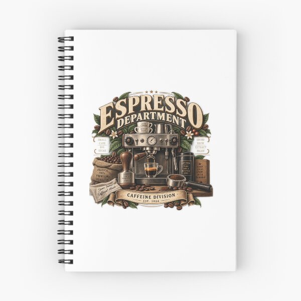 Item preview, Espresso Department Vintage Coffee Design designed and sold by BrewedPixels.