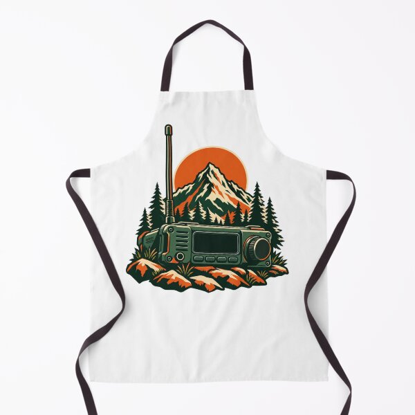 Item preview, Ham Radio Gift – Mountain Field Station designed and sold by UrbanCanvvas.