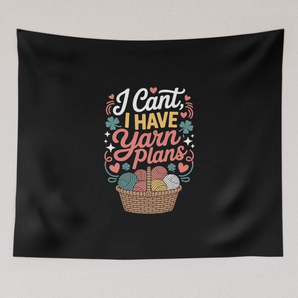 Item preview, I Can’t I Have Yarn Plans   designed and sold by jkrphoto.