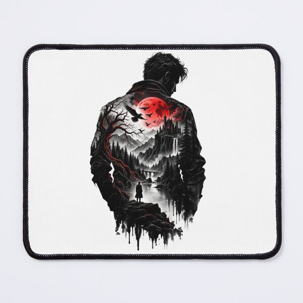 Item preview, Male Silhouette – Dark Fantasy Double Exposure designed and sold by TOMSZE.