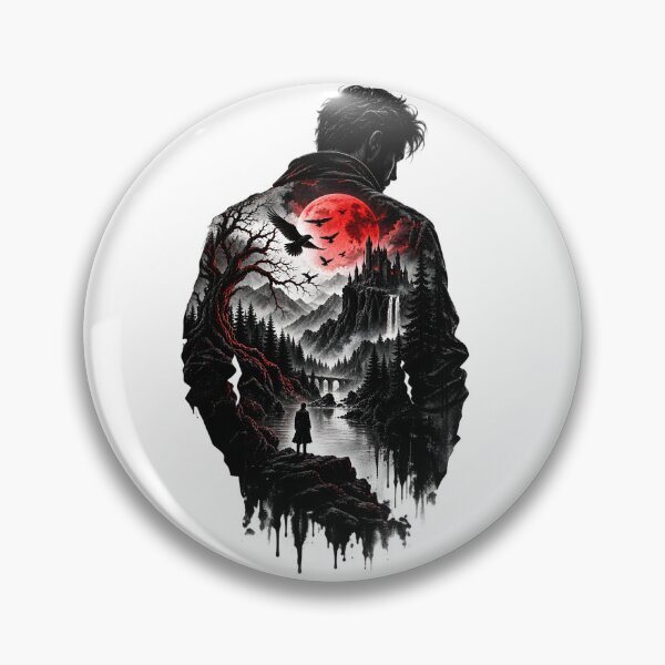 Item preview, Male Silhouette – Dark Fantasy Double Exposure designed and sold by TOMSZE.