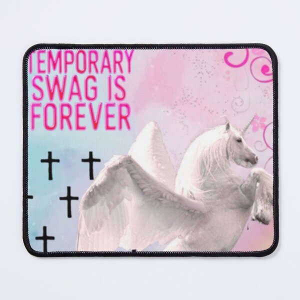 Item preview, Pain Is Temporary Swag Is Forever Unicorn Y2K designed and sold by saintpinkbycharlottedesigns.