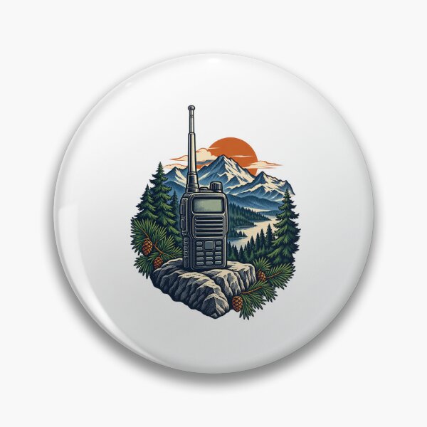 Item preview, Outdoor Radio Operator Gift – Forest Expedition Station designed and sold by UrbanCanvvas.