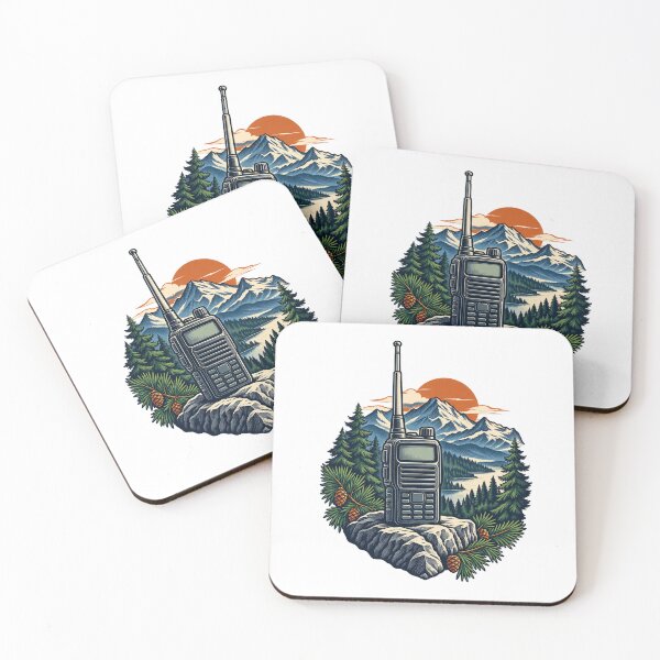 Item preview, Outdoor Radio Operator Gift – Forest Expedition Station designed and sold by UrbanCanvvas.