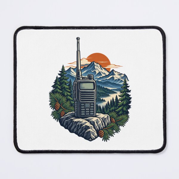Item preview, Outdoor Radio Operator Gift – Forest Expedition Station designed and sold by UrbanCanvvas.
