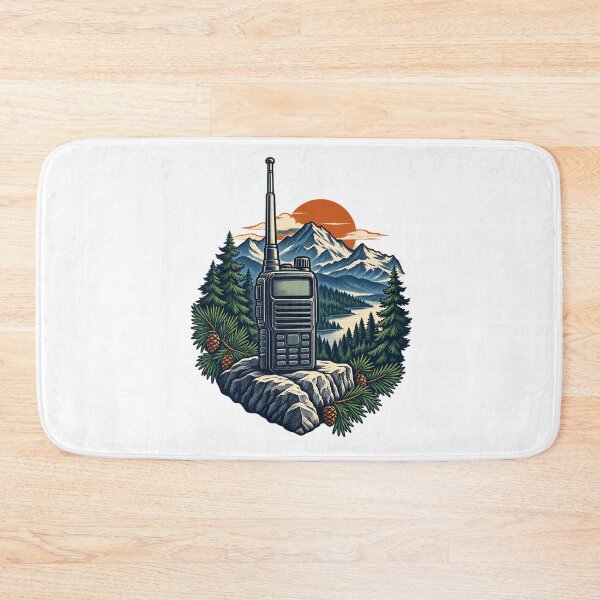 Item preview, Outdoor Radio Operator Gift – Forest Expedition Station designed and sold by UrbanCanvvas.