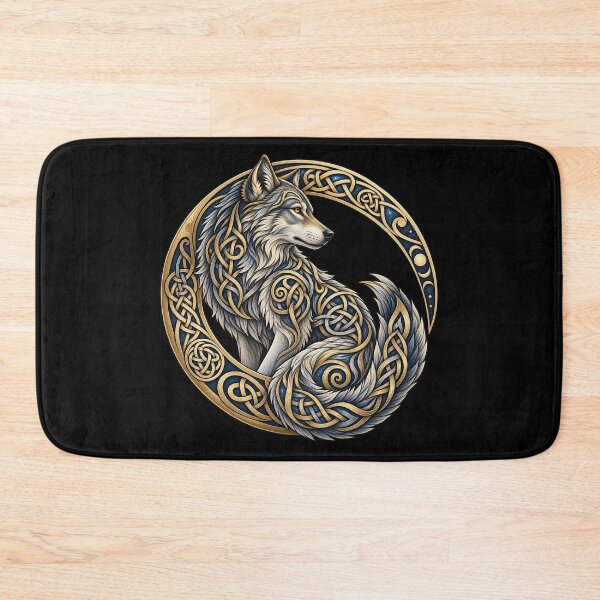 Item preview, Celtic wolf in interlacing patterns designed and sold by lAnJefurtifeu.