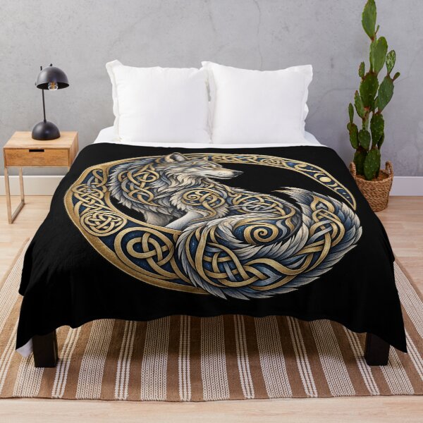 Item preview, Celtic wolf in interlacing patterns designed and sold by lAnJefurtifeu.