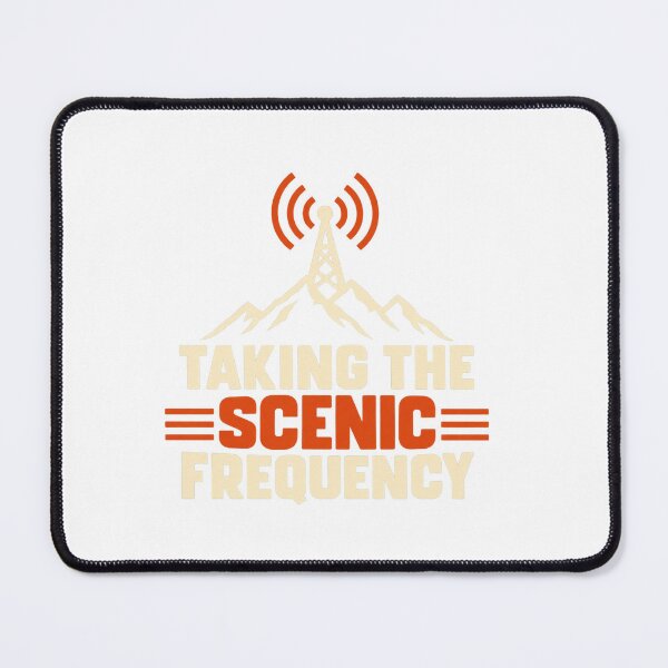 Item preview, Taking the Scenic Frequency – Funny Portable Ham Radio Gift designed and sold by UrbanCanvvas.
