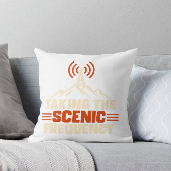 Item preview, Taking the Scenic Frequency – Funny Portable Ham Radio Gift designed and sold by UrbanCanvvas.