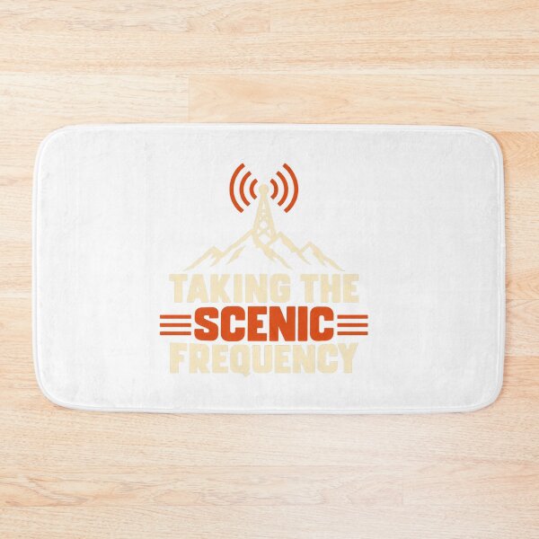 Item preview, Taking the Scenic Frequency – Funny Portable Ham Radio Gift designed and sold by UrbanCanvvas.