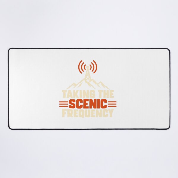 Item preview, Taking the Scenic Frequency – Funny Portable Ham Radio Gift designed and sold by UrbanCanvvas.