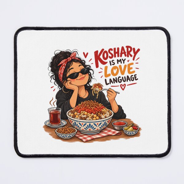 Item preview, Koshary Is My Love Language Egyptian Food Sticker designed and sold by KaBaRen.
