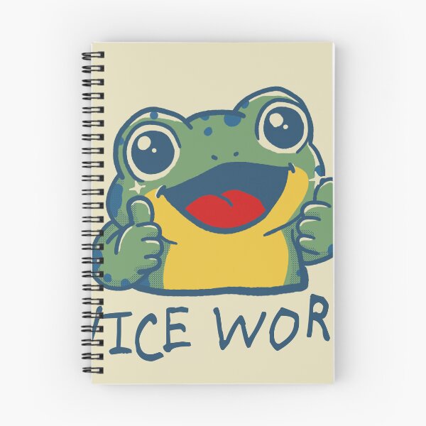 Item preview, Nice Work - Happy Frog Thumbs Up designed and sold by benyrhmt.