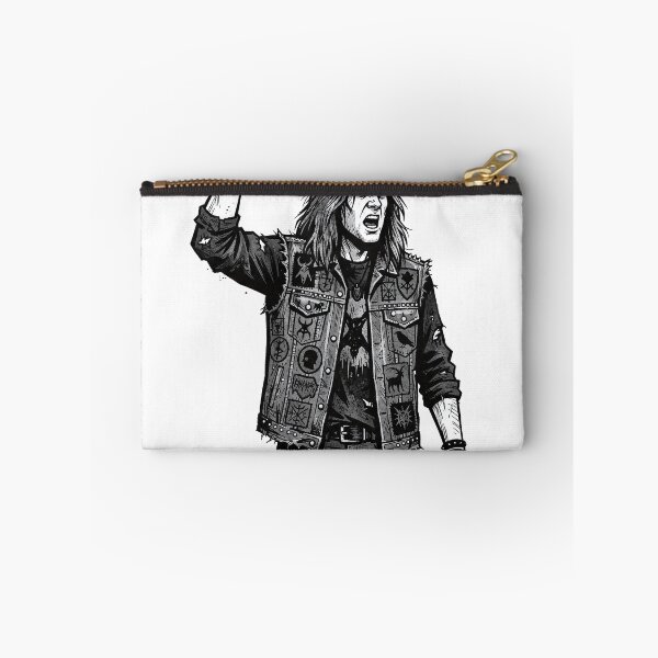 Item preview, Patched Denim Metalhead, Cut Paper designed and sold by eduardoroa22.