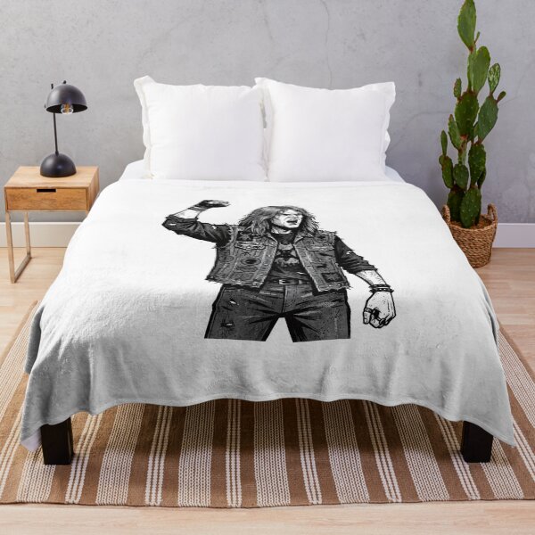 Item preview, Patched Denim Metalhead, Cut Paper designed and sold by eduardoroa22.