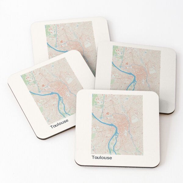 Item preview, Toulouse Minimalistic Map Art designed and sold by MapsNerd.