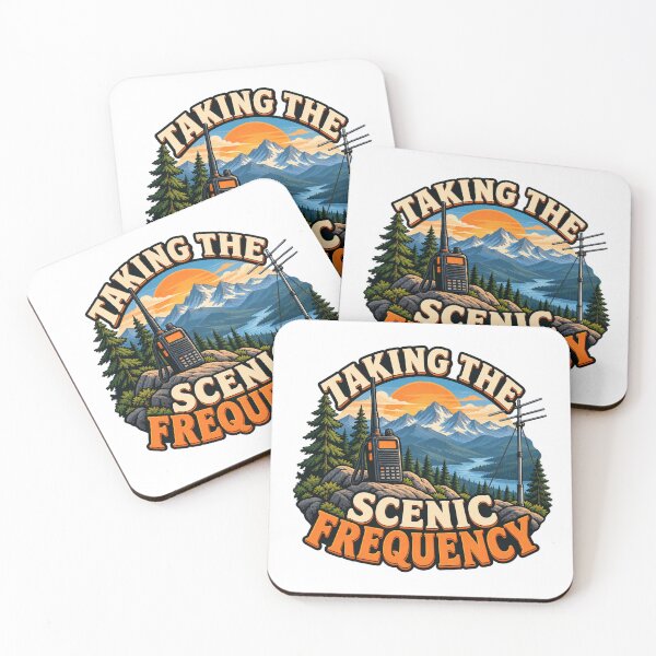 Item preview, Taking the Scenic Frequency – Illustrated Outdoor Radio Operator Gift designed and sold by UrbanCanvvas.