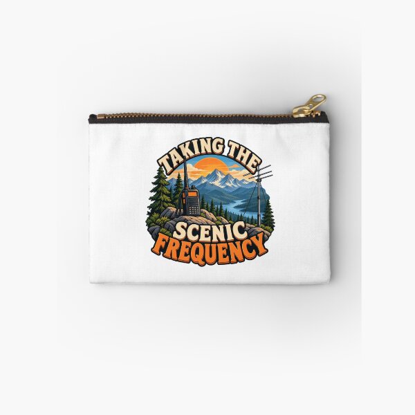 Item preview, Taking the Scenic Frequency – Illustrated Outdoor Radio Operator Gift designed and sold by UrbanCanvvas.