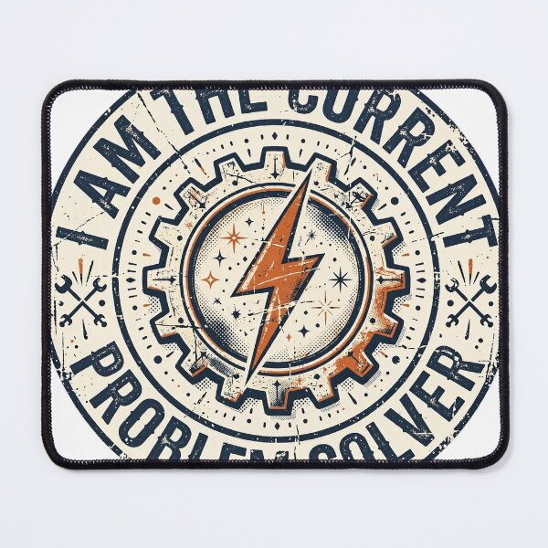 Item preview, Funny Electrician T-Shirt Current Problem Solver designed and sold by Worn and Witty.