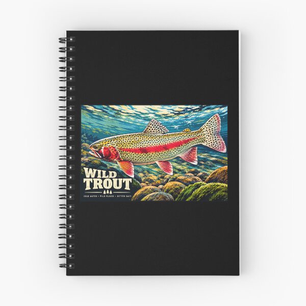 Item preview, Wild Trout – Pacific Northwest Fishing Graphic designed and sold by Swanny's Custom T-shirt and Gift Designs.