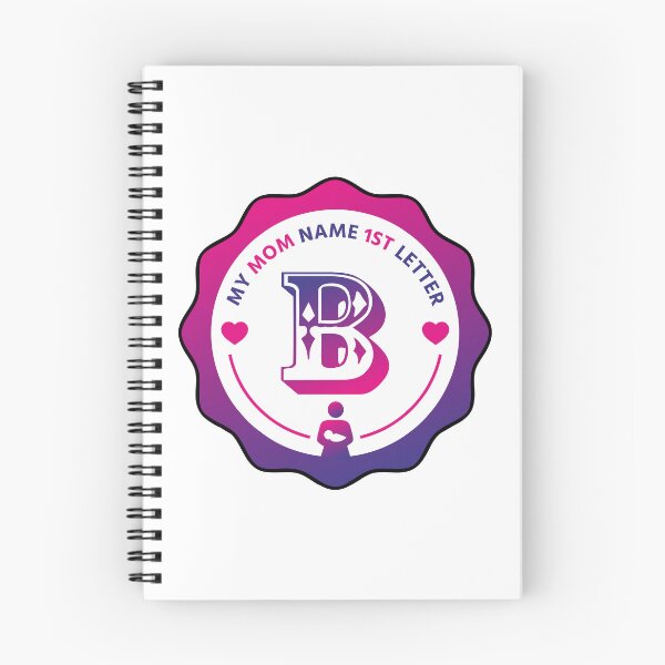 Item preview, My Mom Name First Letter - Personalized Name Initial Letter Typography | Custom First Alphabet Name Art | Monogram Initial Design designed and sold by 440CREATIVES.