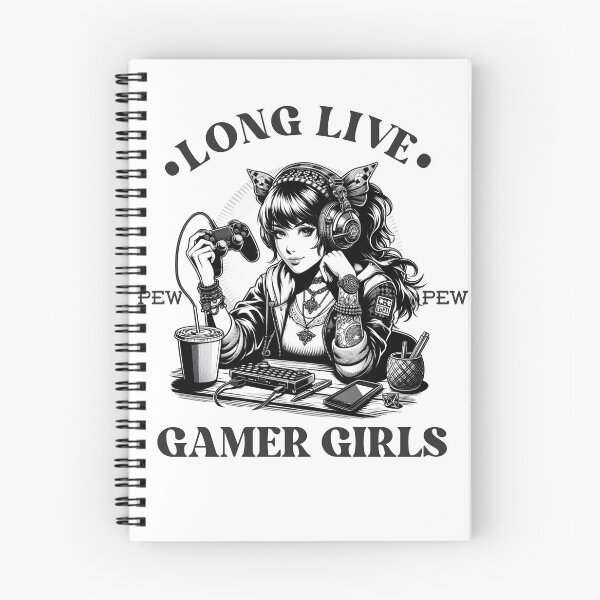 Item preview, Long Live Gamer Girls Illustration designed and sold by MaxnGeorge.