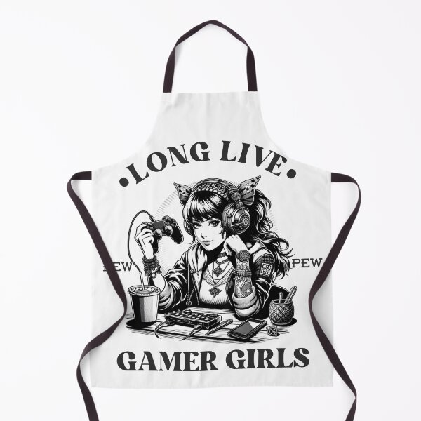 Item preview, Long Live Gamer Girls Illustration designed and sold by MaxnGeorge.