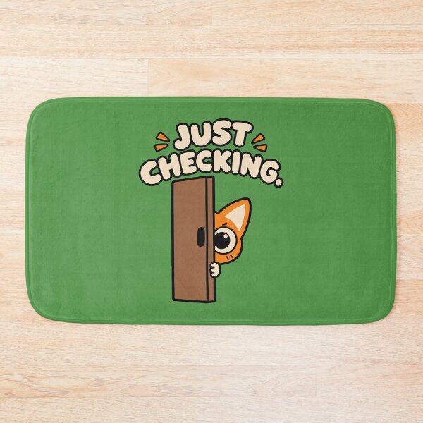 Item preview, Just Checking Cute Curious Orange Cat designed and sold by MewMade.