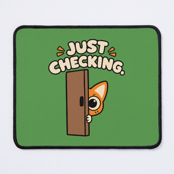 Item preview, Just Checking Cute Curious Orange Cat designed and sold by MewMade.