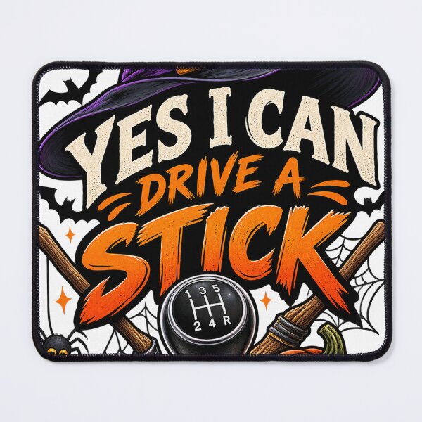 Item preview, Yes I Can Drive A Stick – Funny Halloween Manual Transmission Car Design designed and sold by CreativeNest Prints.