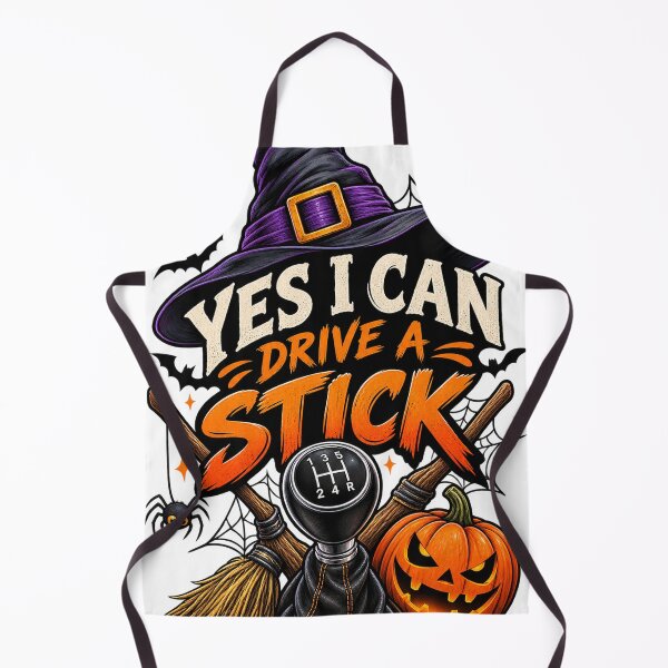 Item preview, Yes I Can Drive A Stick – Funny Halloween Manual Transmission Car Design designed and sold by CreativeNest Prints.