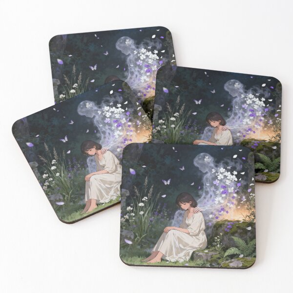 Item preview, Inner Self Woman Art, Self Compassion Fine Art, Emotional Healing Garden designed and sold by stylishdzign.