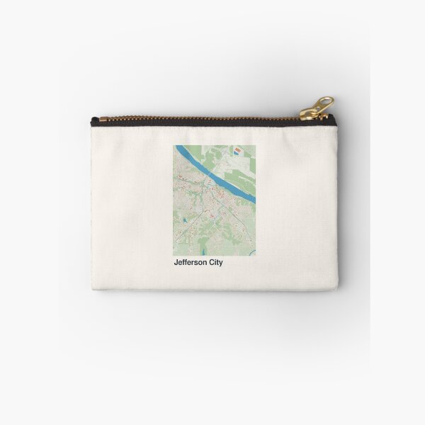 Item preview, Jefferson City Minimalistic Map Art designed and sold by MapsNerd.