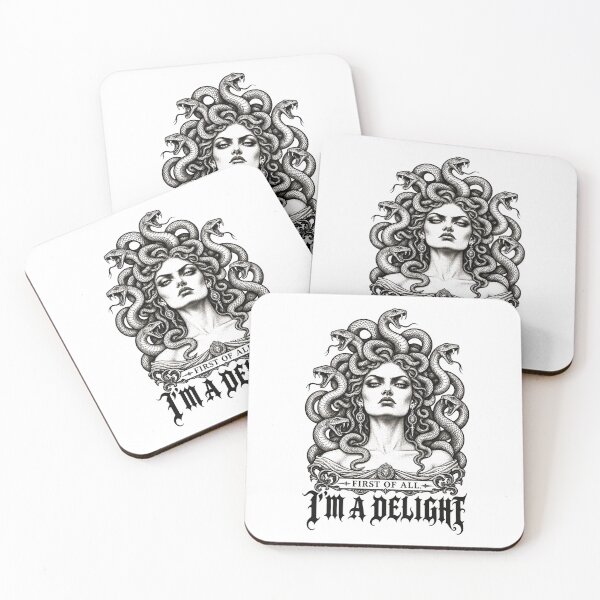 Item preview, Dark Medusa Snake First of All I’m a Delight designed and sold by will freed18.