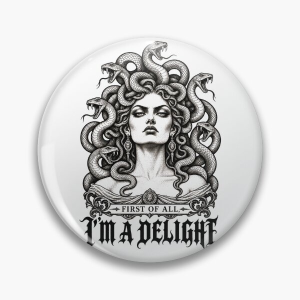 Item preview, Dark Medusa Snake First of All I’m a Delight designed and sold by will freed18.