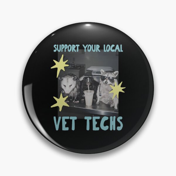 Item preview, Support Your Local Vet Techs Animals designed and sold by RDGNR.
