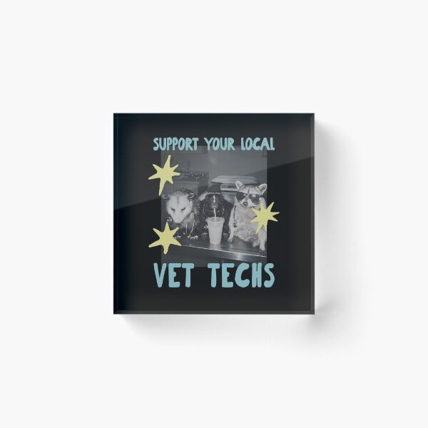 Item preview, Support Your Local Vet Techs Animals designed and sold by RDGNR.