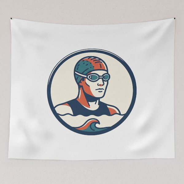 Item preview, Triathlete Medallion In The Water designed and sold by eduardoroa22.