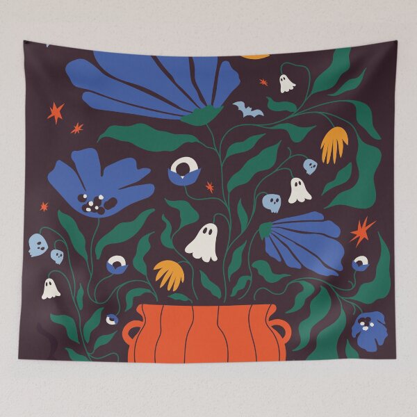 Item preview, Floral Forms 03 | Matisse Inspired Halloween Botanicals & Orange Vase designed and sold by MarleneCanto.